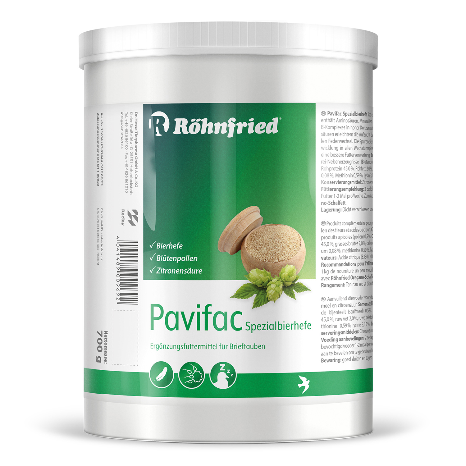 Pavifac Bierhefe 700 g