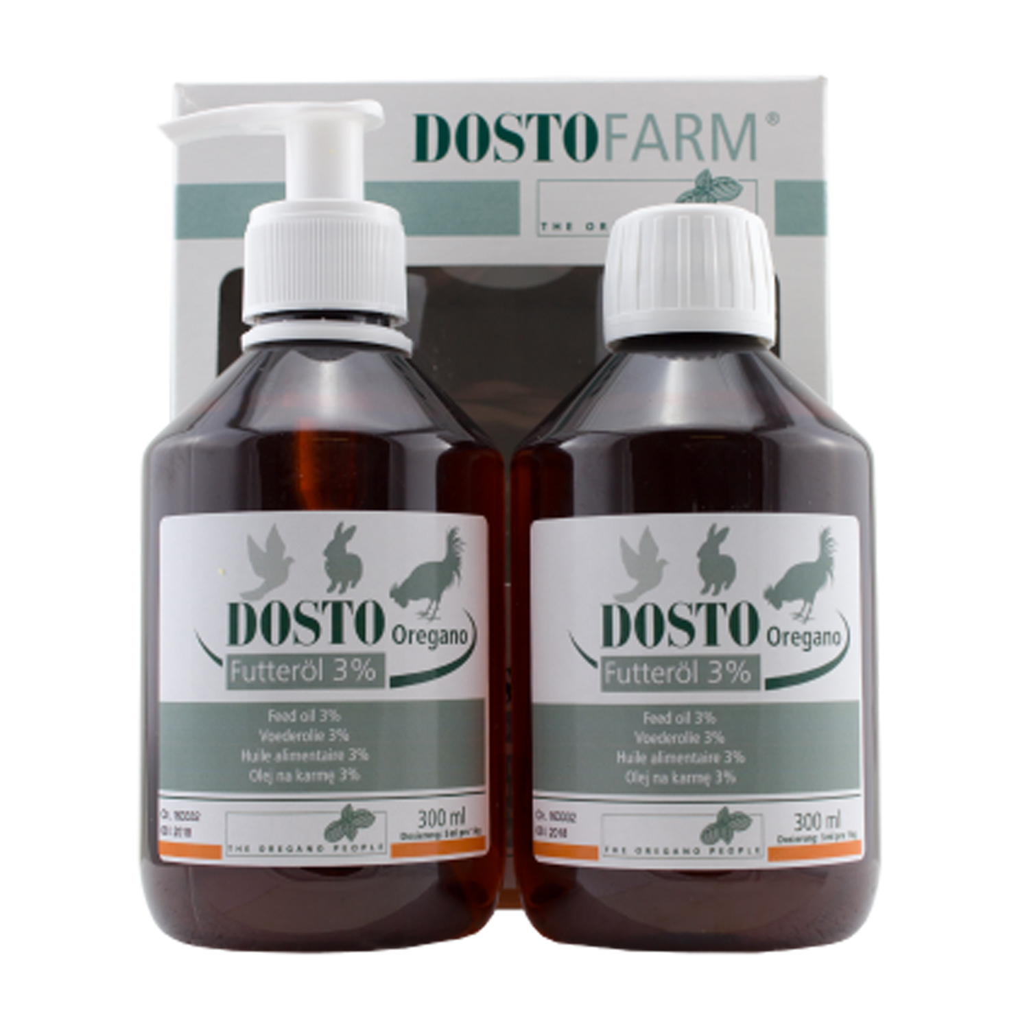 Dosto Oregano Futteröl 3% 600 ml