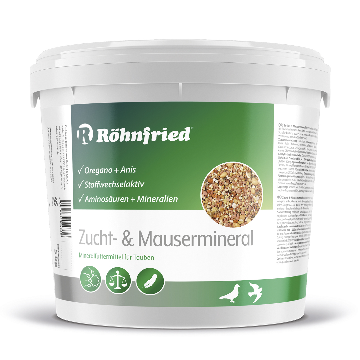 Zucht- & Mausermineral 5 kg