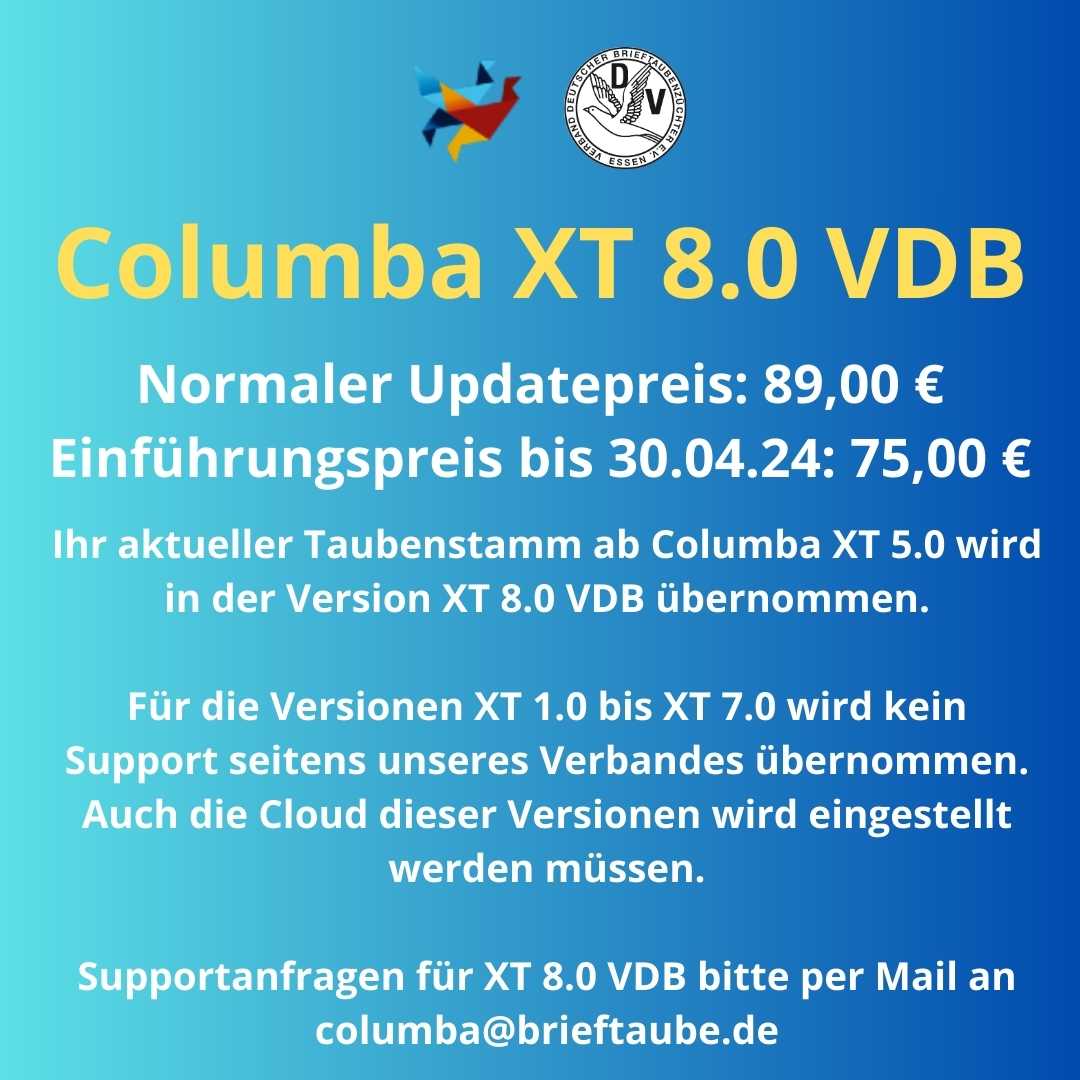 Columba XT 8.0 VDB